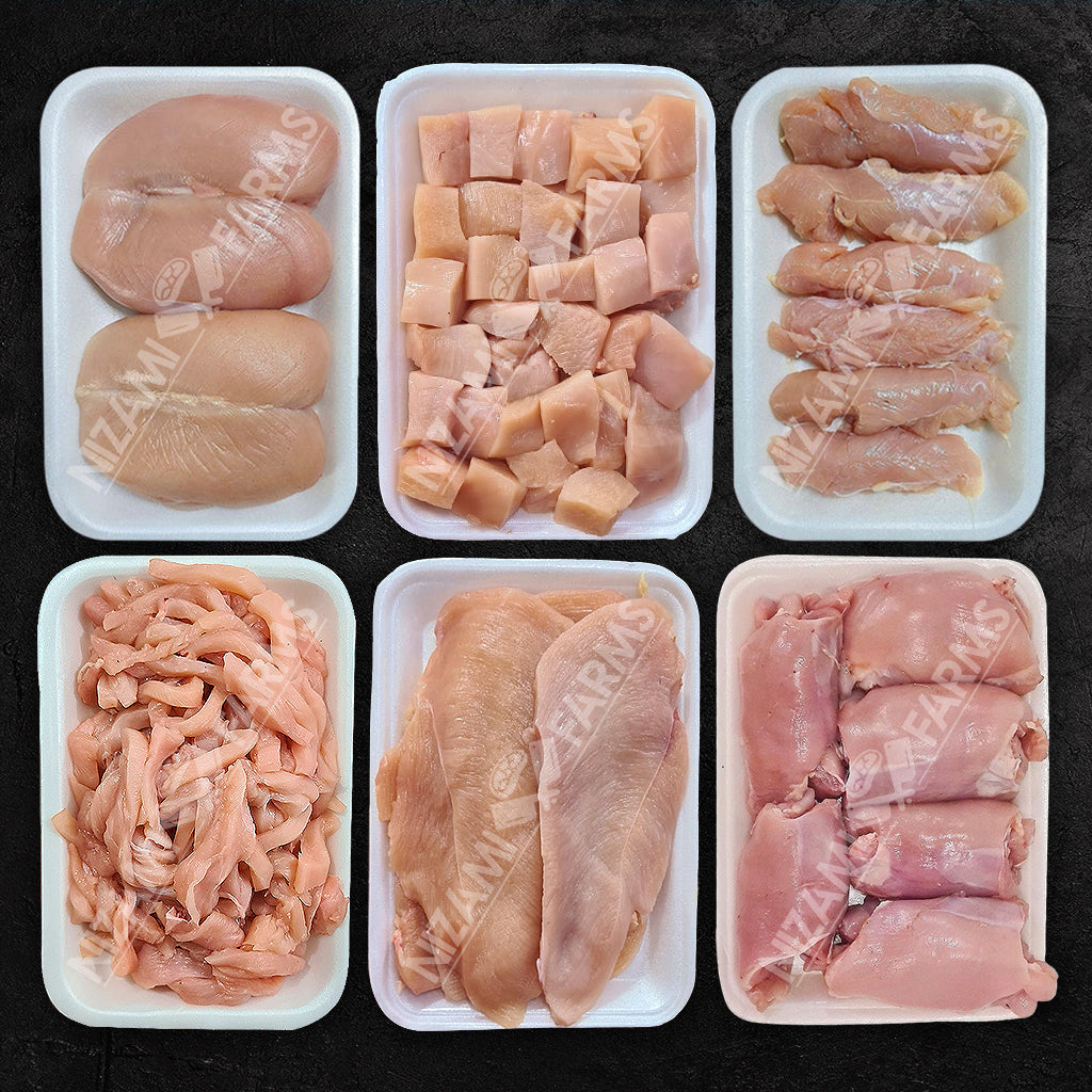 Chicken Boneless (Breast / Cubes / Julienne / Steaks / Thigh / Tenderloins)