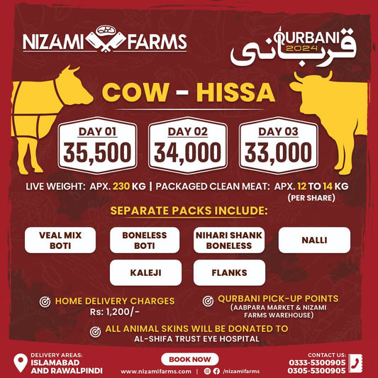 Qurbani Cow Share (Hissa)