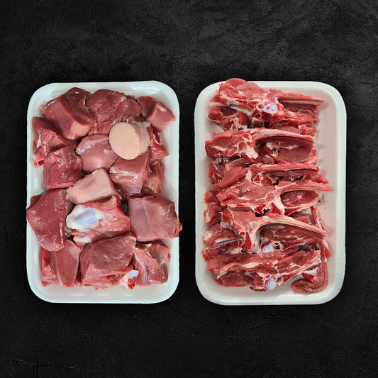 Mutton Leg (Raan) & Front Chops (Chanmp) Mix - مٹن ران اور چانپ کا مکس گوشت