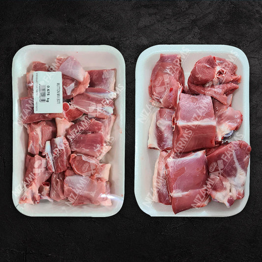 Mutton Mix Boti /  Kunna, Rosh & Steam Cut (Bone-in)