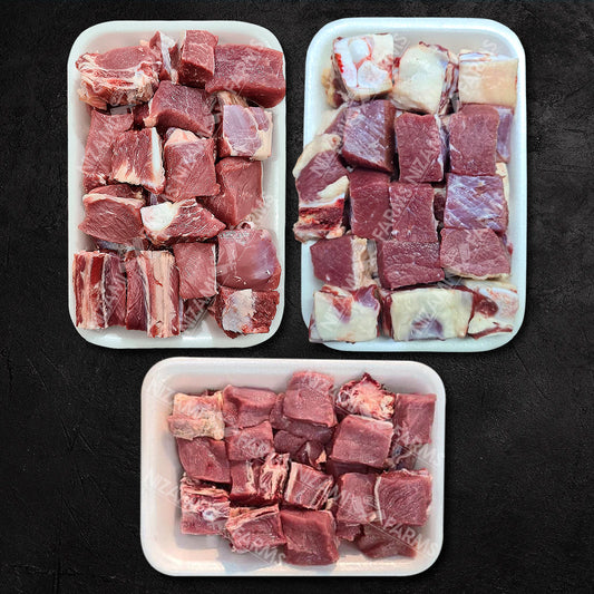 Veal Bone in - Mix Boti / Backloin (Puth) / Chest (Seena) Dakri Cut